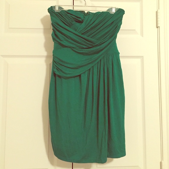 Express Dresses Emerald Green Tube Dress Poshmark